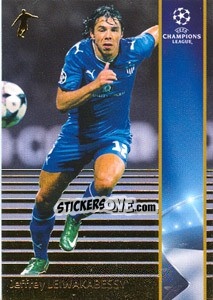 Sticker Jeffrey Leiwakabessy - UEFA Champions League 2008-2009. Trading Cards - Panini