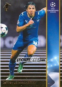 Sticker Jeffrey Leiwakabessy - UEFA Champions League 2008-2009. Trading Cards n. 14 - Panini