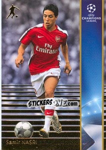 Sticker Samir Nasri - UEFA Champions League 2008-2009. Trading Cards n. 21 - Panini