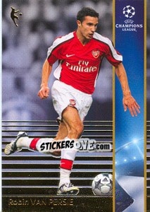 Sticker Robin van Persie - UEFA Champions League 2008-2009. Trading Cards n. 24 - Panini