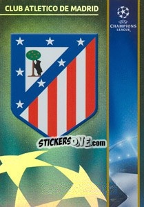 Sticker Emblem - UEFA Champions League 2008-2009. Trading Cards n. 25 - Panini