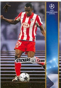 Sticker Luis Perea - UEFA Champions League 2008-2009. Trading Cards n. 26 - Panini