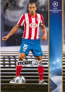 Sticker John Heitinga - UEFA Champions League 2008-2009. Trading Cards n. 27 - Panini