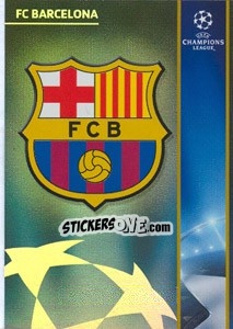 Sticker Emblem - UEFA Champions League 2008-2009. Trading Cards n. 32 - Panini