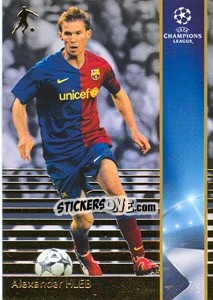 Figurina Alexander Hleb - UEFA Champions League 2008-2009. Trading Cards - Panini