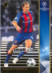 Sticker Scott Chipperfield - UEFA Champions League 2008-2009. Trading Cards n. 41 - Panini