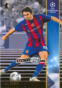 Sticker Ivan Ergic - UEFA Champions League 2008-2009. Trading Cards n. 42 - Panini