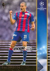 Sticker Eren Derdiyok - UEFA Champions League 2008-2009. Trading Cards n. 44 - Panini