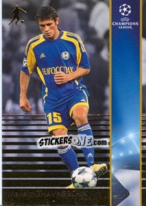 Sticker Maksim Zhavnerchik - UEFA Champions League 2008-2009. Trading Cards n. 49 - Panini