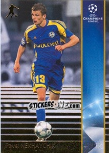 Cromo Pavel Nekhaychik - UEFA Champions League 2008-2009. Trading Cards - Panini
