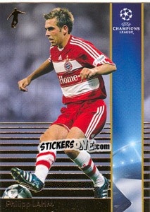 Sticker Philipp Lahm - UEFA Champions League 2008-2009. Trading Cards n. 54 - Panini
