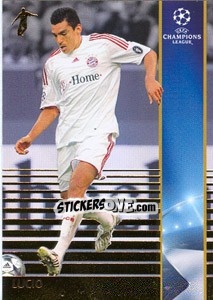 Sticker Lucio - UEFA Champions League 2008-2009. Trading Cards n. 55 - Panini