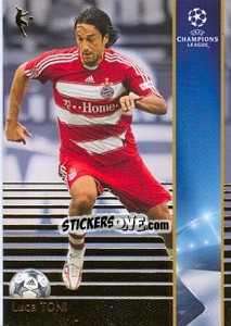 Sticker Luca Toni - UEFA Champions League 2008-2009. Trading Cards n. 58 - Panini