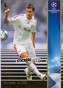 Sticker Miroslav Klose - UEFA Champions League 2008-2009. Trading Cards - Panini