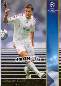 Sticker Miroslav Klose - UEFA Champions League 2008-2009. Trading Cards n. 59 - Panini