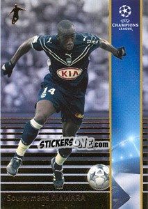 Sticker Souleymane Diawara - UEFA Champions League 2008-2009. Trading Cards - Panini