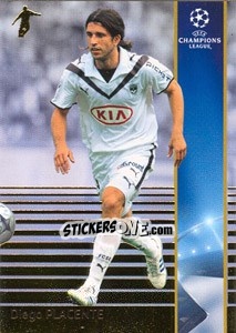 Sticker Diego Placente - UEFA Champions League 2008-2009. Trading Cards - Panini