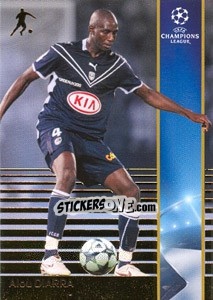 Sticker Alou Diarra - UEFA Champions League 2008-2009. Trading Cards n. 64 - Panini