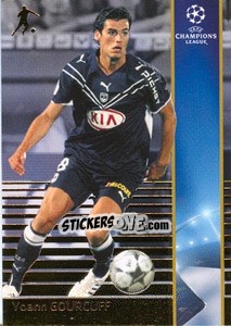 Sticker Yoann Gourcuff - UEFA Champions League 2008-2009. Trading Cards - Panini