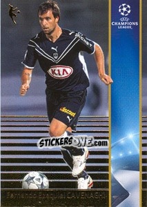 Sticker Fernando Cavenaghi - UEFA Champions League 2008-2009. Trading Cards - Panini