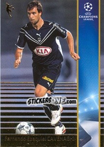 Sticker Fernando Cavenaghi - UEFA Champions League 2008-2009. Trading Cards n. 66 - Panini