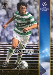 Sticker Shunsuke Nakamura - UEFA Champions League 2008-2009. Trading Cards n. 71 - Panini