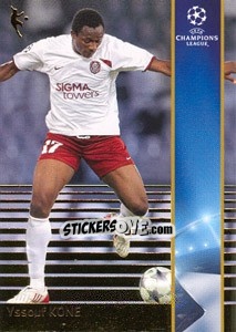 Sticker Yssouf Kone - UEFA Champions League 2008-2009. Trading Cards n. 79 - Panini