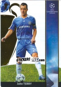 Sticker John Terry - UEFA Champions League 2008-2009. Trading Cards n. 83 - Panini