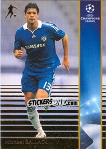 Sticker Michael Ballack - UEFA Champions League 2008-2009. Trading Cards n. 86 - Panini