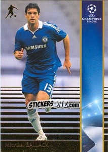 Cromo Michael Ballack - UEFA Champions League 2008-2009. Trading Cards - Panini