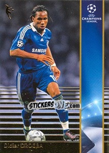 Sticker Didier Drogba - UEFA Champions League 2008-2009. Trading Cards n. 87 - Panini