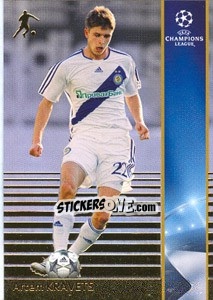 Sticker Artem Kravets - UEFA Champions League 2008-2009. Trading Cards n. 92 - Panini