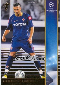 Sticker Alessandro Gamberini - UEFA Champions League 2008-2009. Trading Cards n. 104 - Panini