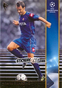 Sticker Alberto Gilardino - UEFA Champions League 2008-2009. Trading Cards n. 108 - Panini