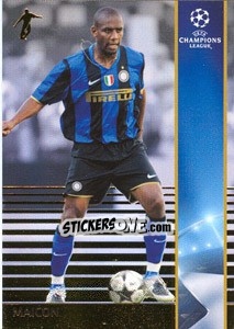 Sticker Maicon - UEFA Champions League 2008-2009. Trading Cards n. 111 - Panini