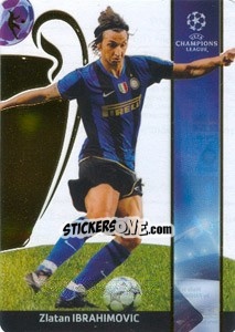 Sticker Zlatan Ibrahimovic - UEFA Champions League 2008-2009. Trading Cards n. 115 - Panini