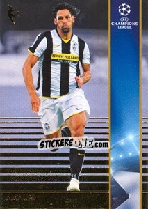 Figurina Amauri - UEFA Champions League 2008-2009. Trading Cards - Panini