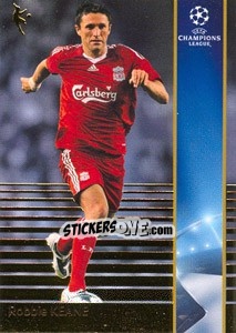 Sticker Robbie Keane - UEFA Champions League 2008-2009. Trading Cards n. 128 - Panini