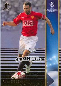 Sticker Ryan Giggs - UEFA Champions League 2008-2009. Trading Cards n. 133 - Panini