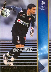 Sticker Hugo Lloris - UEFA Champions League 2008-2009. Trading Cards n. 138 - Panini