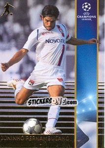 Sticker Juninho Pernambucano - UEFA Champions League 2008-2009. Trading Cards n. 140 - Panini