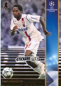 Sticker Jean Makoun - UEFA Champions League 2008-2009. Trading Cards n. 141 - Panini