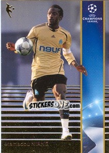 Sticker Mamadou Niang - UEFA Champions League 2008-2009. Trading Cards n. 150 - Panini