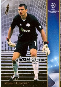 Cromo Mario Galinovic - UEFA Champions League 2008-2009. Trading Cards - Panini
