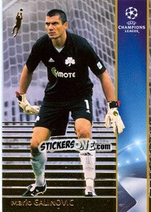 Cromo Mario Galinovic - UEFA Champions League 2008-2009. Trading Cards n. 152 - Panini