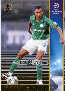 Figurina Gilberto Silva - UEFA Champions League 2008-2009. Trading Cards - Panini