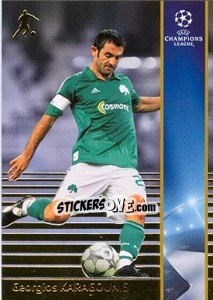 Sticker Giorgos Karagounis - UEFA Champions League 2008-2009. Trading Cards n. 156 - Panini