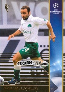 Sticker Dimitris Salpingidis - UEFA Champions League 2008-2009. Trading Cards - Panini