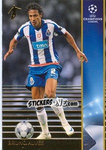 Sticker Bruno Alves - UEFA Champions League 2008-2009. Trading Cards n. 160 - Panini