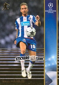 Sticker Raul Meireles - UEFA Champions League 2008-2009. Trading Cards n. 161 - Panini